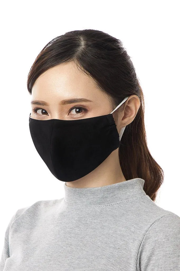 5 x Black Reusable Face Masks
