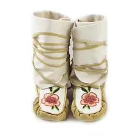 Abigail Clarke Ladies 8 Embroidered Moccasins