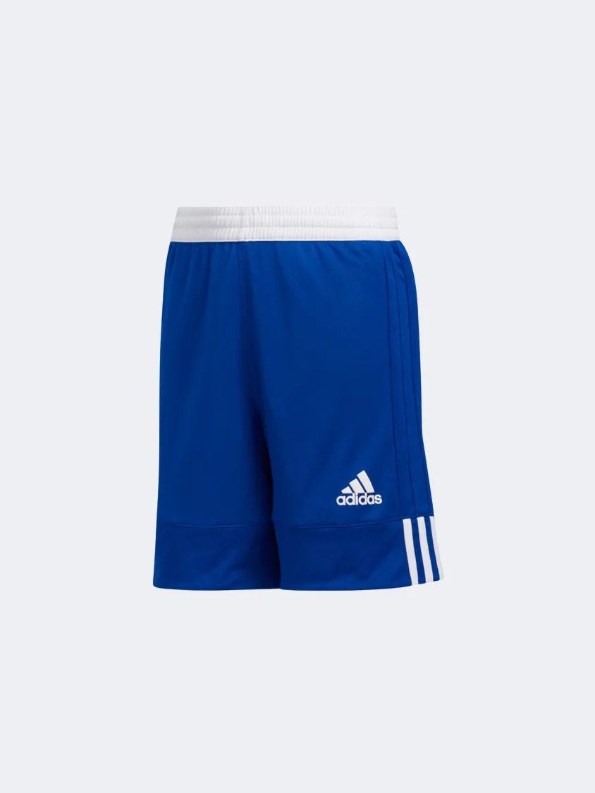 Adidas 3G Speed Reversible Kids-Boys Basketball Short Royal/White