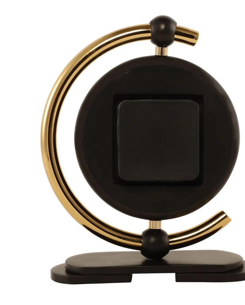 Aleksi Mini Clock In Black And Gold