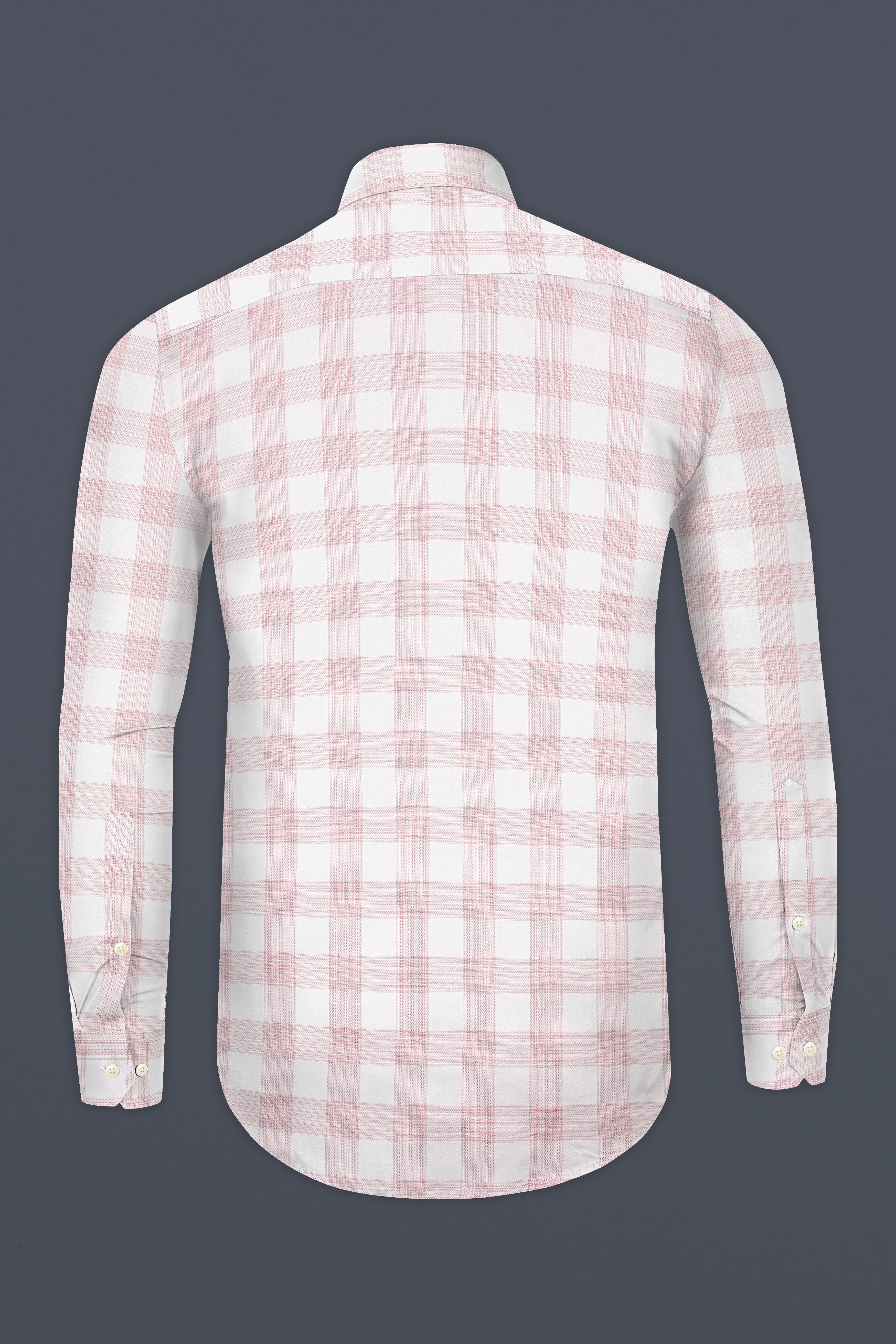 Bizzarre Pink plaid Dobby Shirt