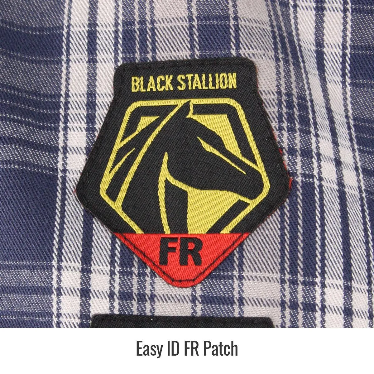 Black Stallion AR/FR Cotton Work Shirt, Plaid - WF2110