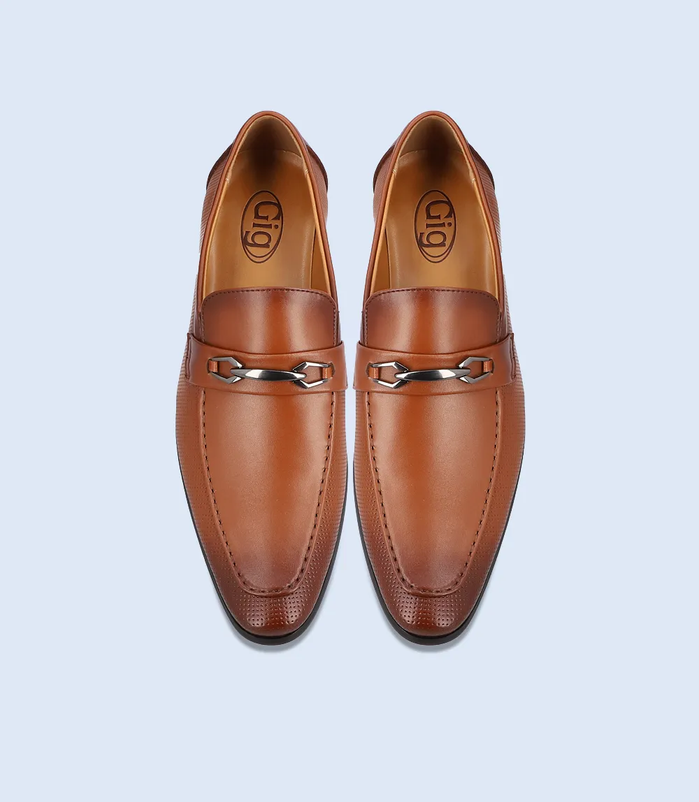 BM5048-BROWN-Men Formal Slip-on's