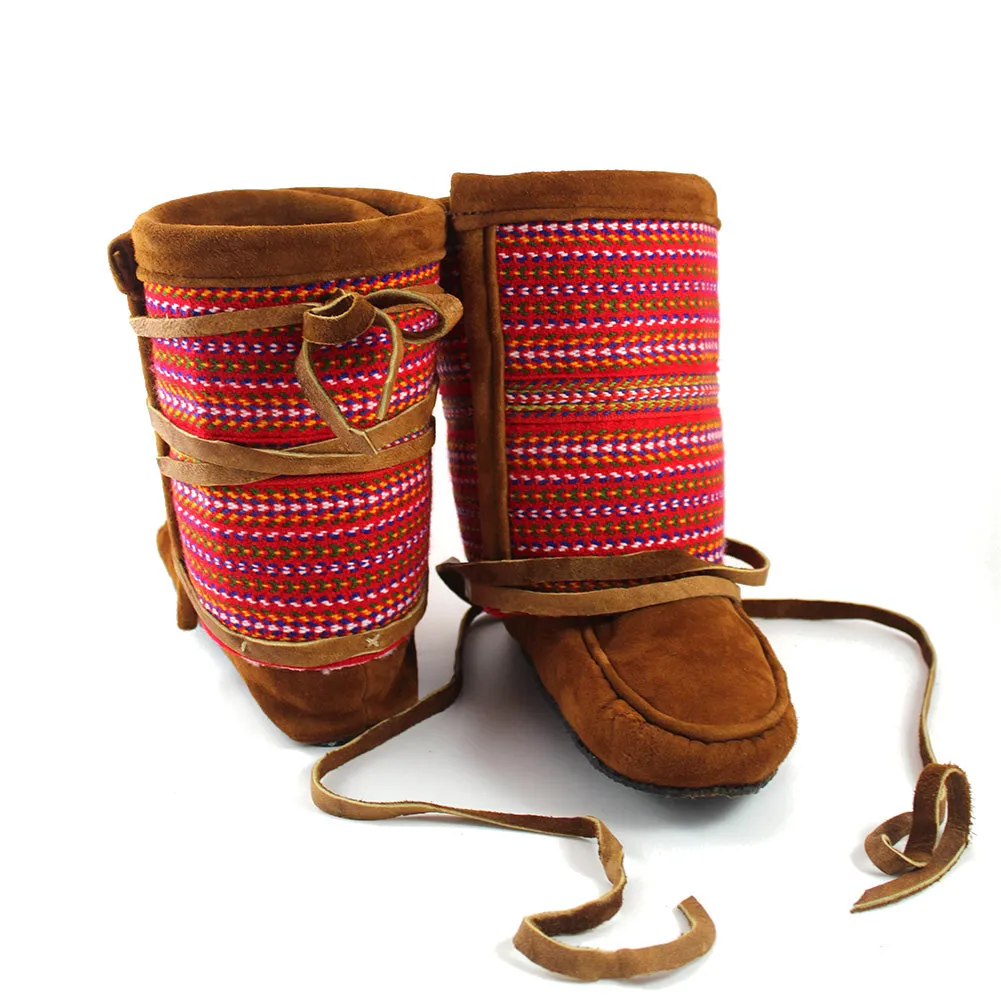 Brenda Dowedoff Quebec Sash Wrap Ladies 11 Moccasins