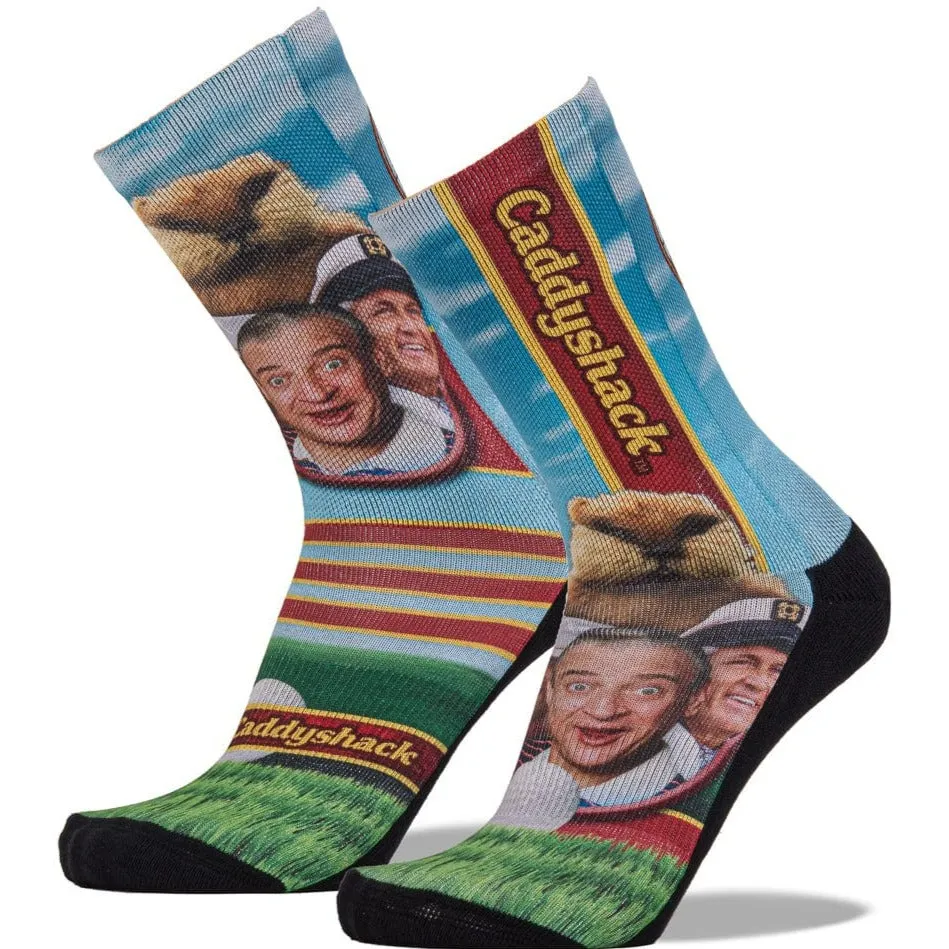 Caddyshack On The Green Men's Crew Sock