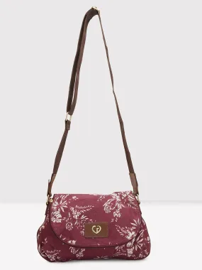 Caprese Kendall Sling Small Maroon