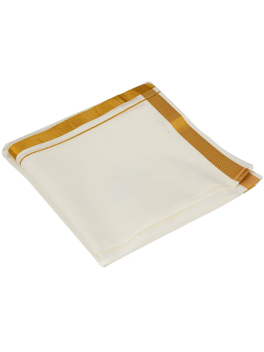 Cherry Cream 1" Border Towel