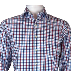 Club Room Cotton Plaid Regular Fit Performance Dress Shirt 15