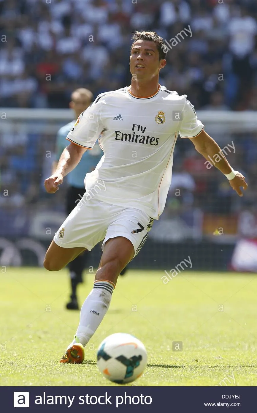 Cristiano Ronaldo Real Madrid MATCH WORN 2013 2014 Jersey Camiseta Shirt L SKU# Z29369