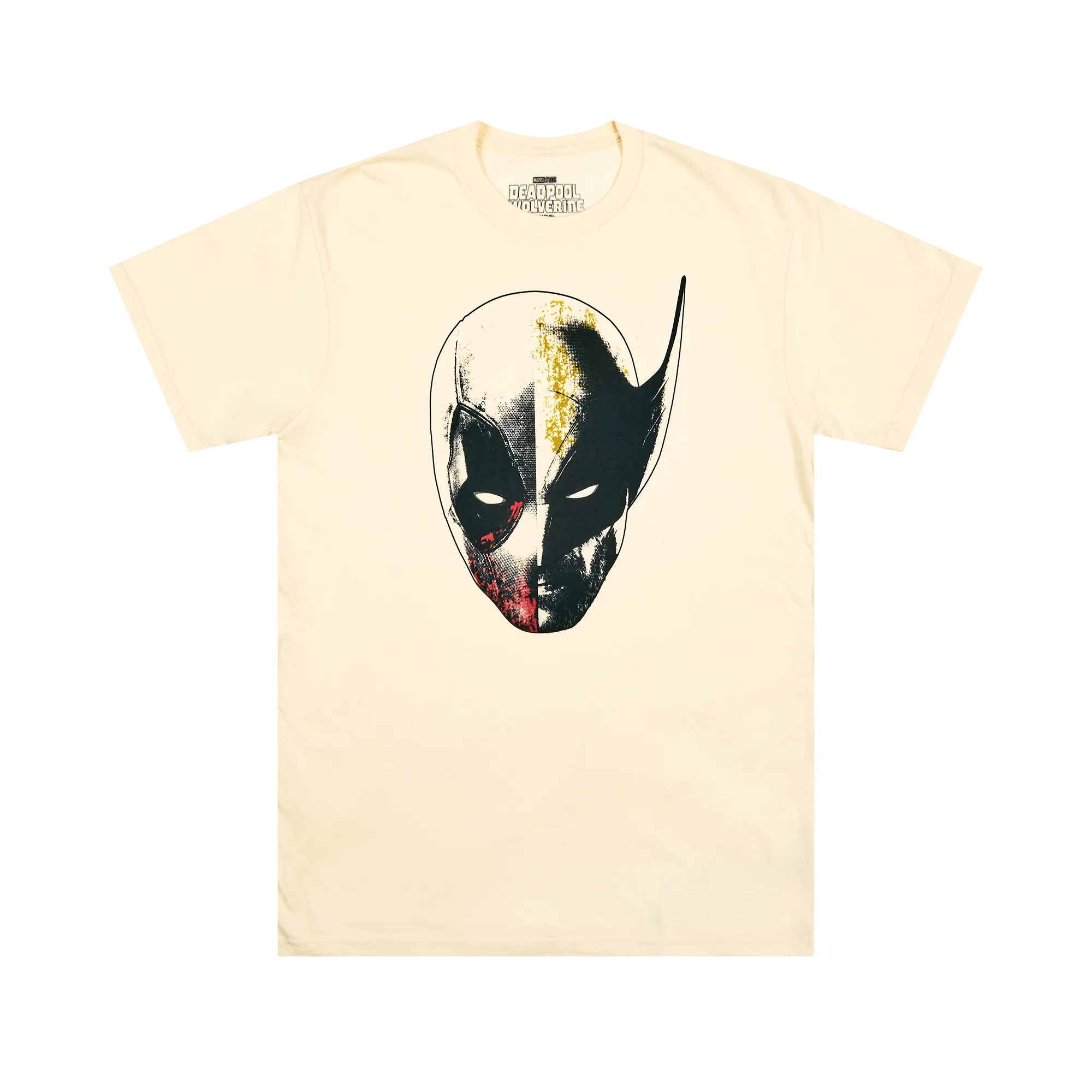 Deadpool & Wolverine Movie Masks Natural Tee