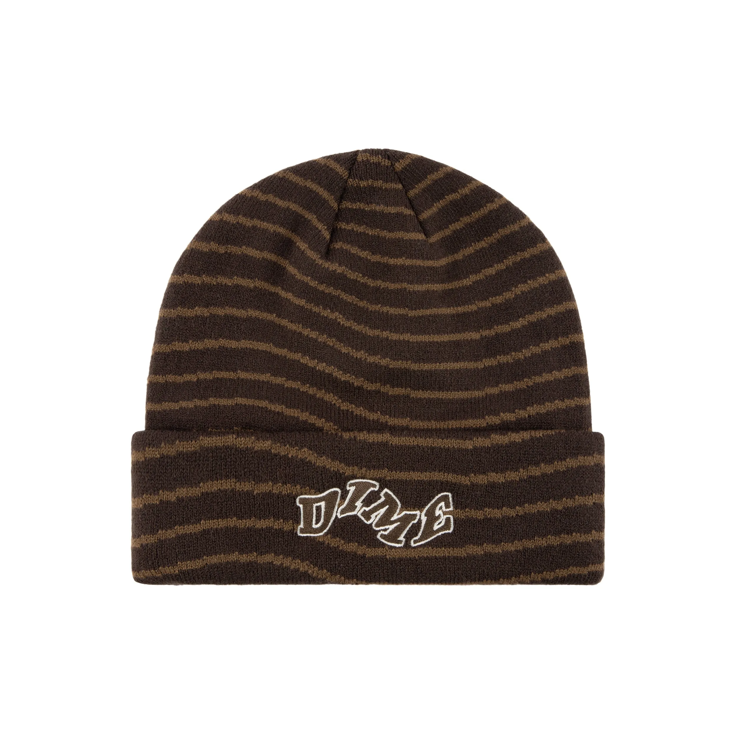 Dime College Wave Cuff Beanie - Black
