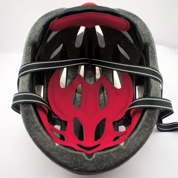 GVR Bicycle Adult Helmet Jump Silver With Visor G203VJPML-BLK