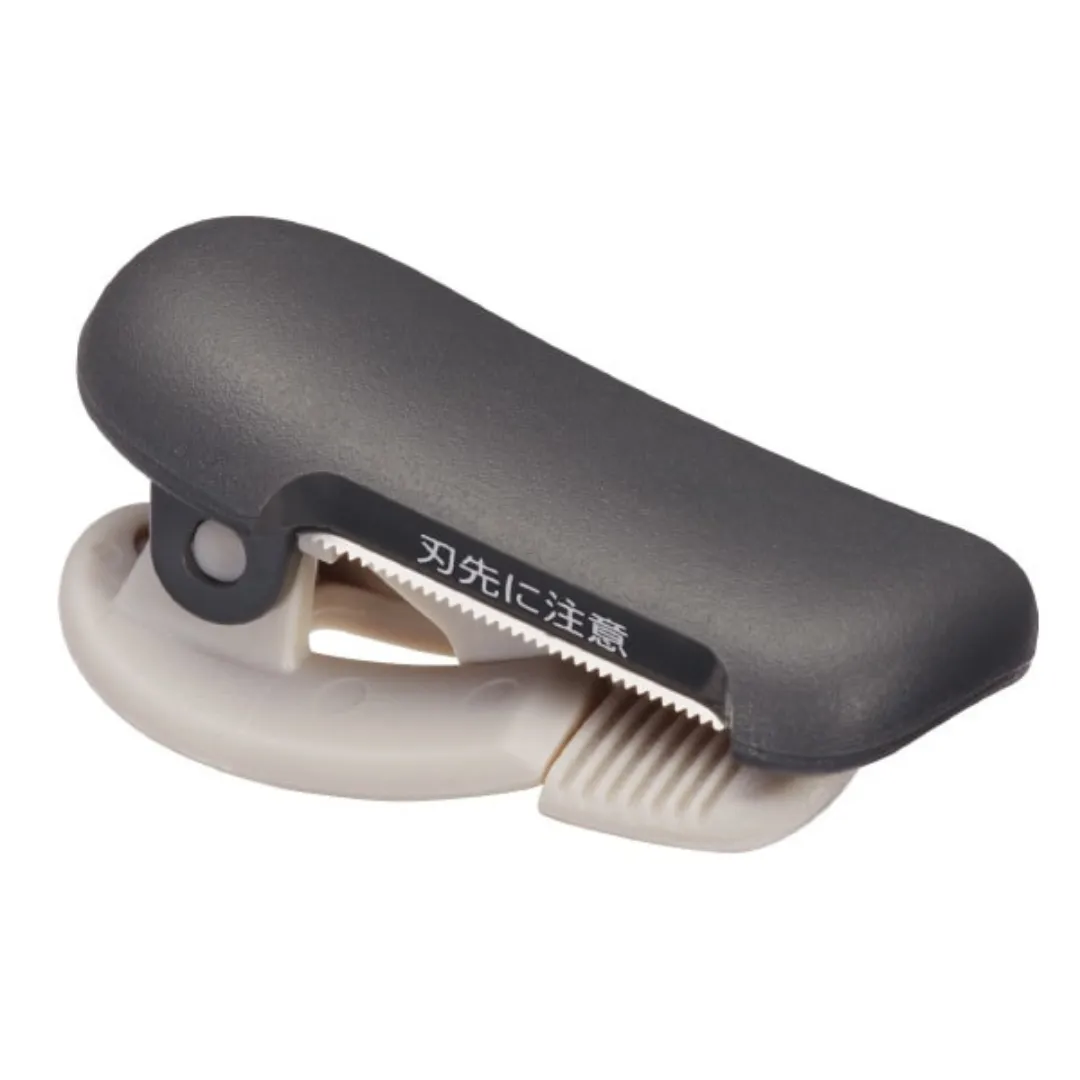 Kokuyo Me Clip-Type Tape Cutter (10-15mm) - Grayish Black
