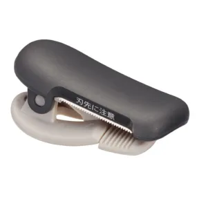 Kokuyo Me Clip-Type Tape Cutter (10-15mm) - Grayish Black