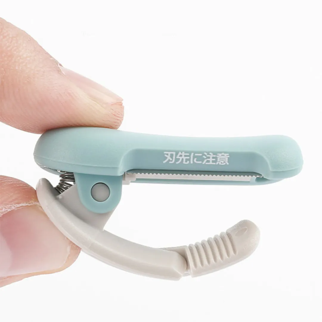 Kokuyo Me Clip-Type Tape Cutter (10-15mm) - Smoky Sky