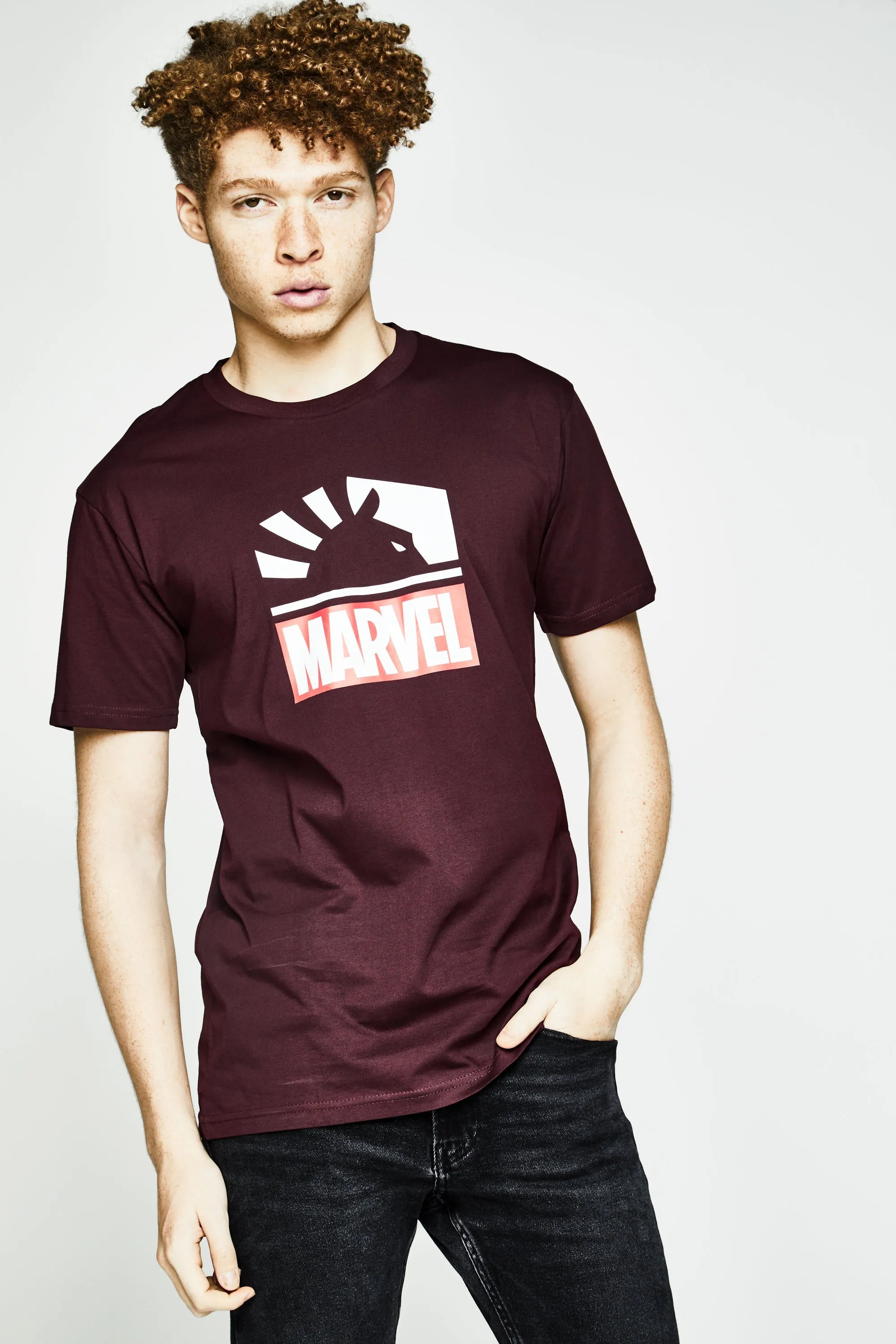 LIQUID x MARVEL LOGO SHORT SLEEVE TEE
