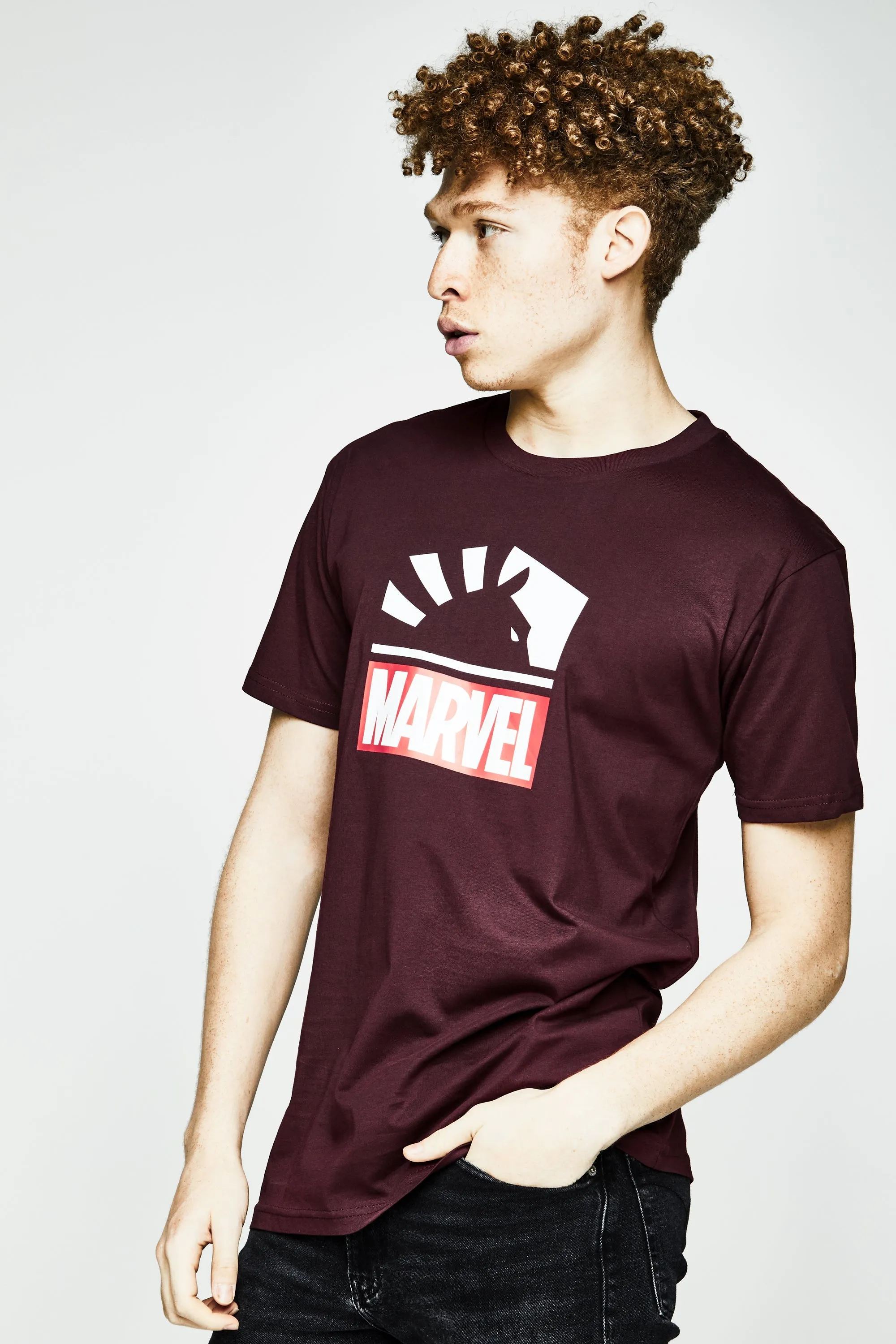 LIQUID x MARVEL LOGO SHORT SLEEVE TEE