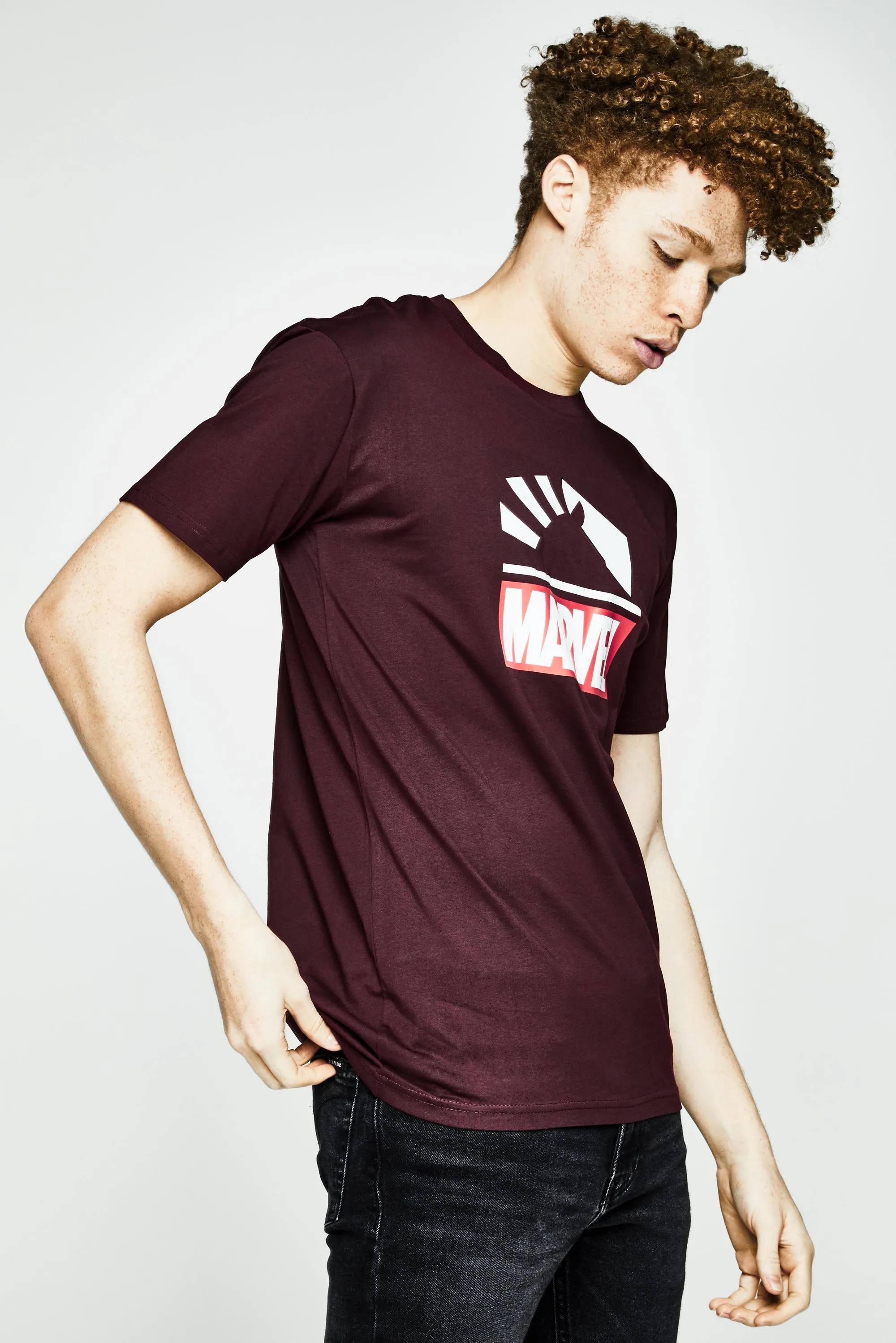 LIQUID x MARVEL LOGO SHORT SLEEVE TEE