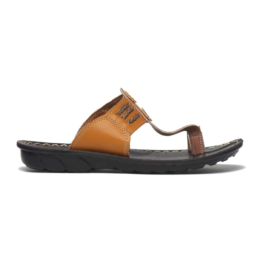 Men's Formal Tan Flip-Flops