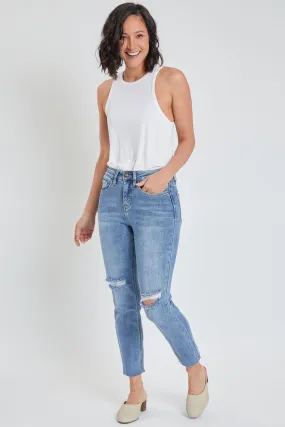 Missy Vintage Wash Straight Ankle Ripped Jean With Frayed Hem , Pack Of 12