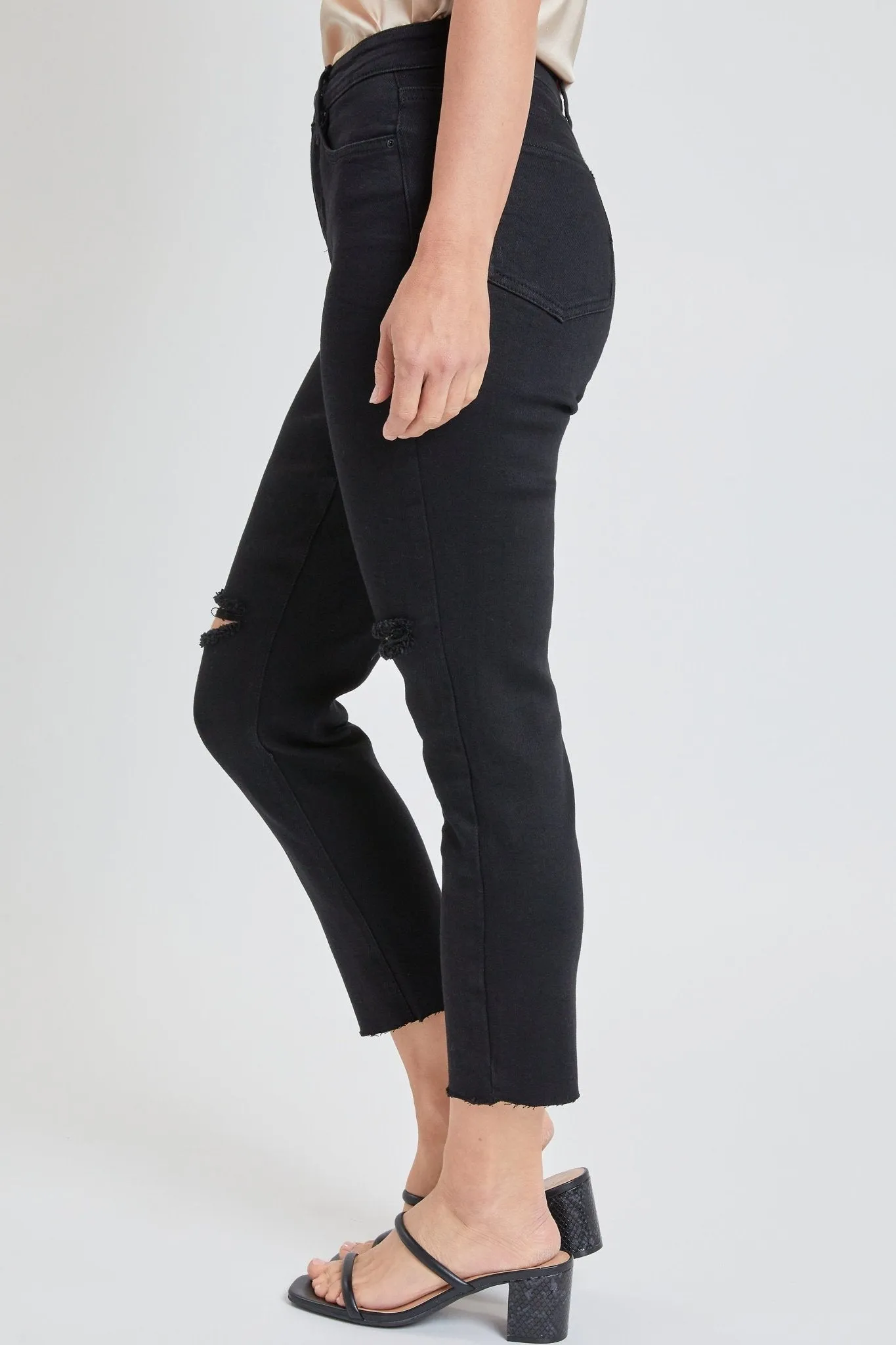 Missy Vintage Wash Straight Ankle Ripped Jean With Frayed Hem , Pack Of 12