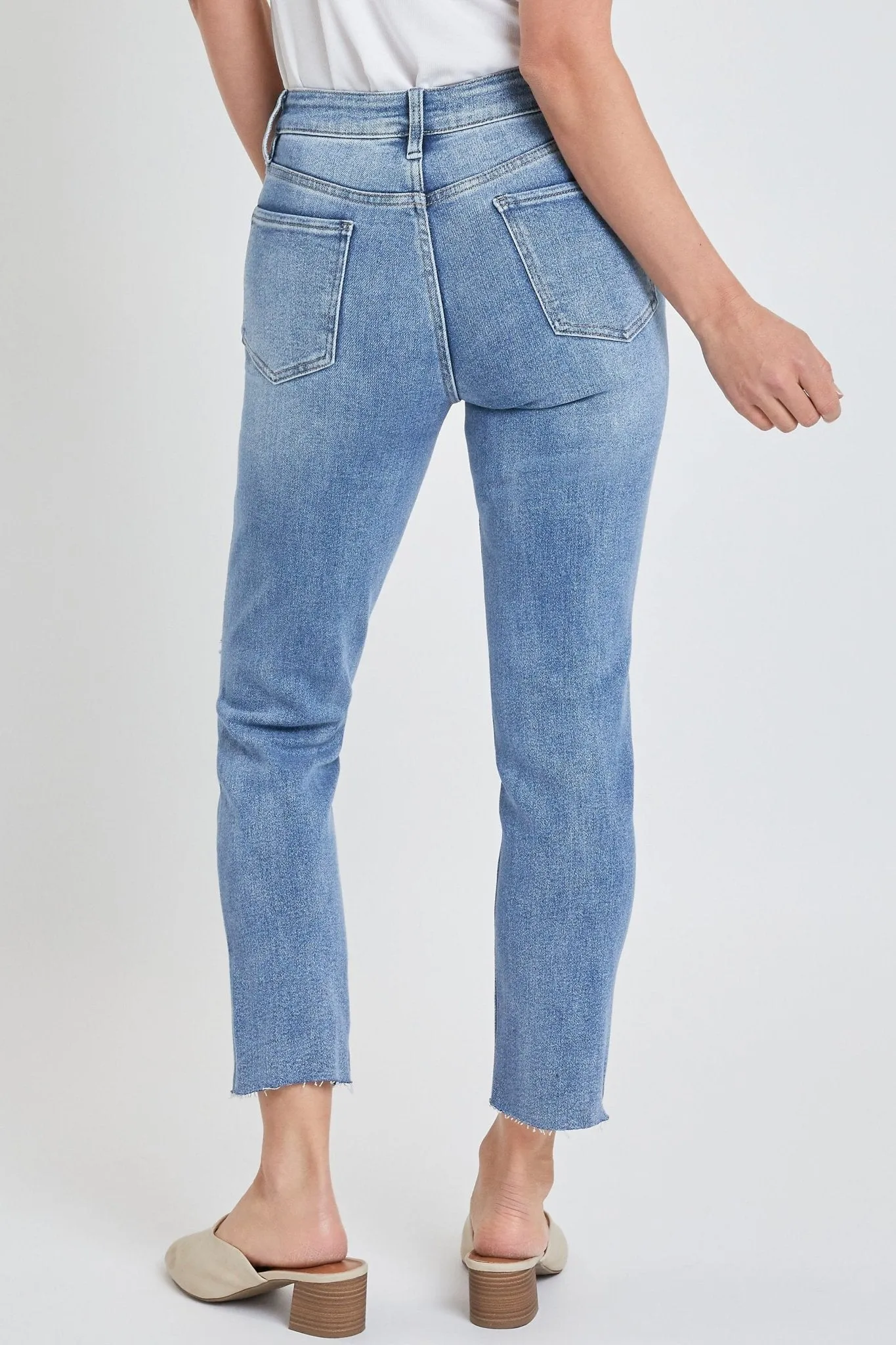 Missy Vintage Wash Straight Ankle Ripped Jean With Frayed Hem , Pack Of 12
