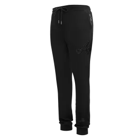 MLB ATLANTA BRAVES TRIPLE BLACK LOGO MEN'S JOGGER (BLACK)
