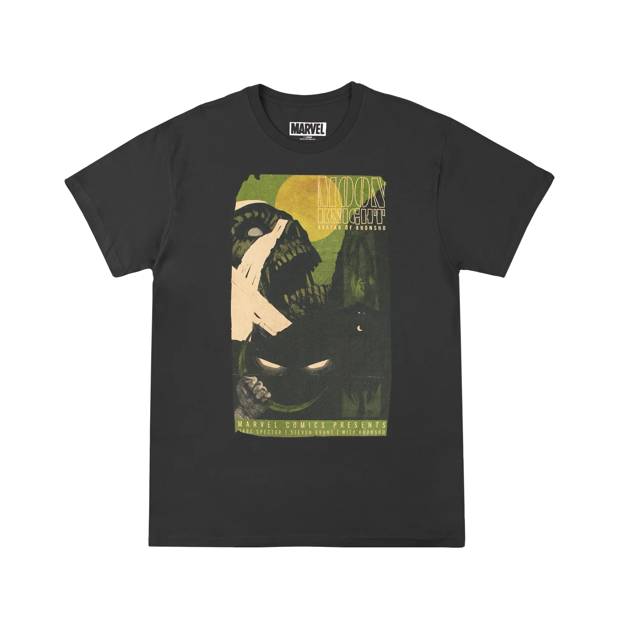 Moon Knight Charcoal Grindhouse Poster Tee