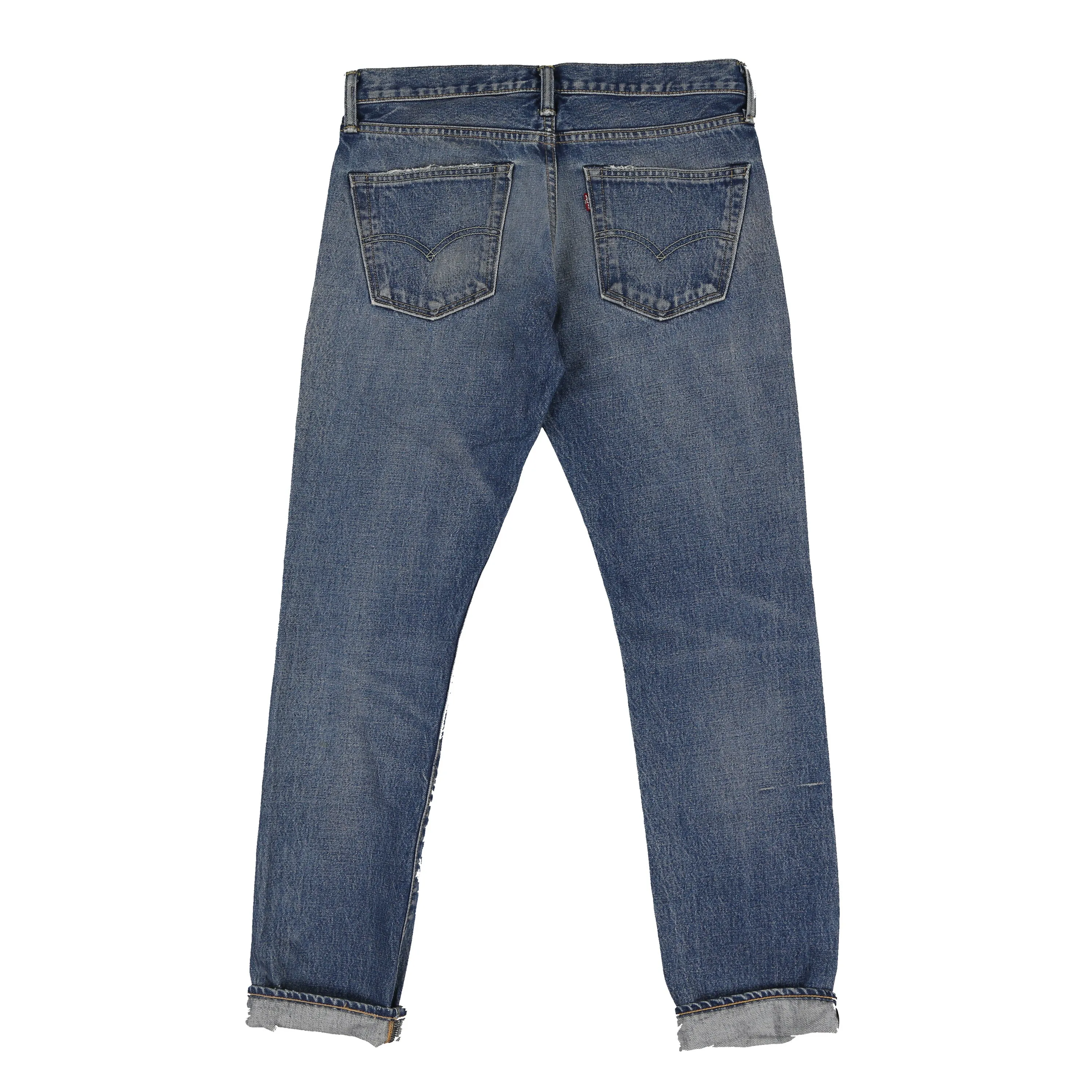 New Sample Levis 511 Distressed Selvedge Denim Jeans
