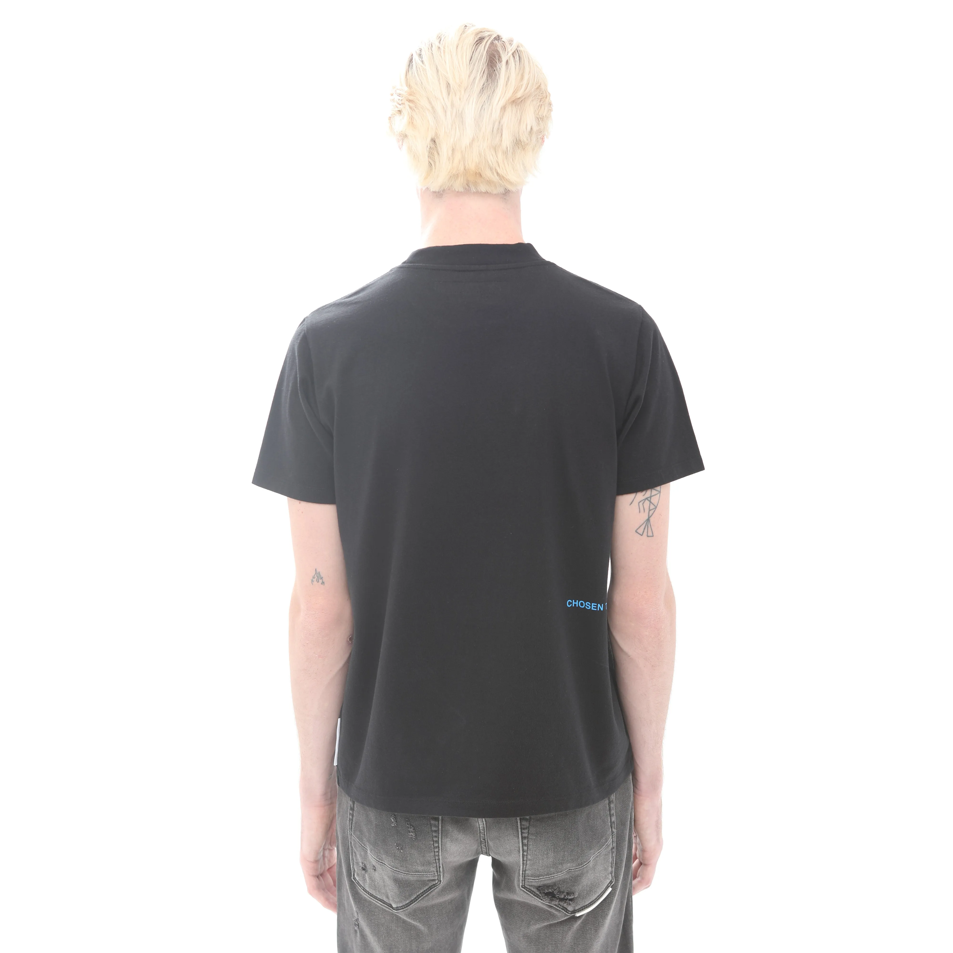 NOVELTY TEE "PIXEL" IN BLACK