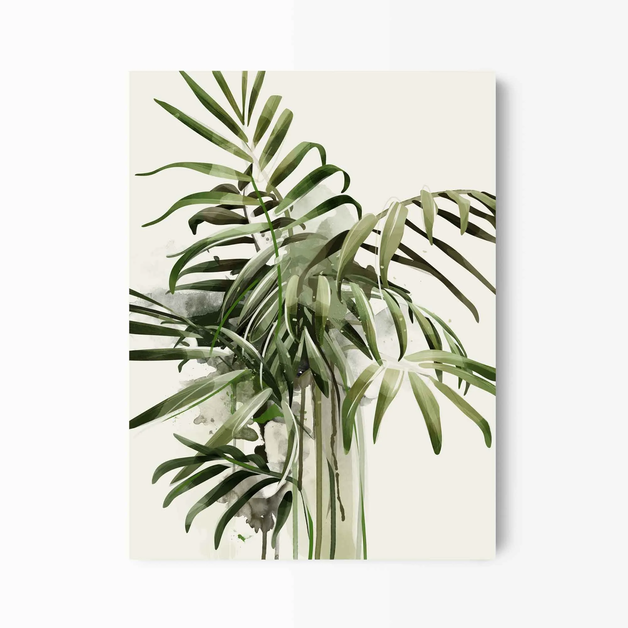 Parlour Palm Botanical Art Print