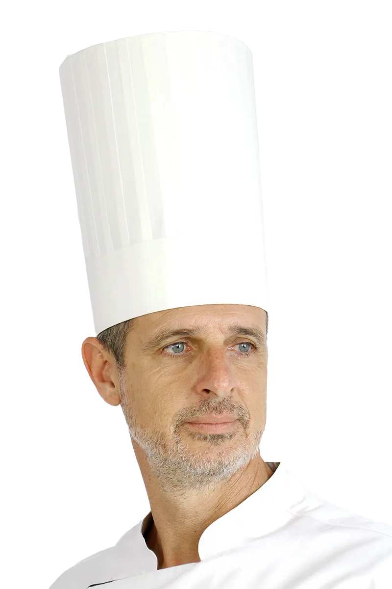Pleated Chef Hat C10